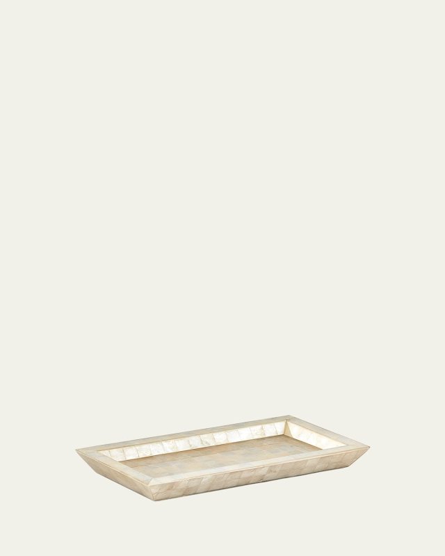 Capiz Ivory Tray